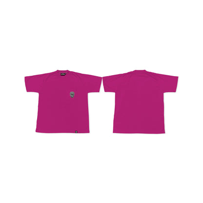 FUCHSIA PINK SQUARED POCKET TEE