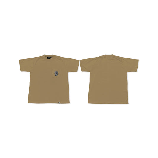 MOCHA SQUARED POCKET TEE