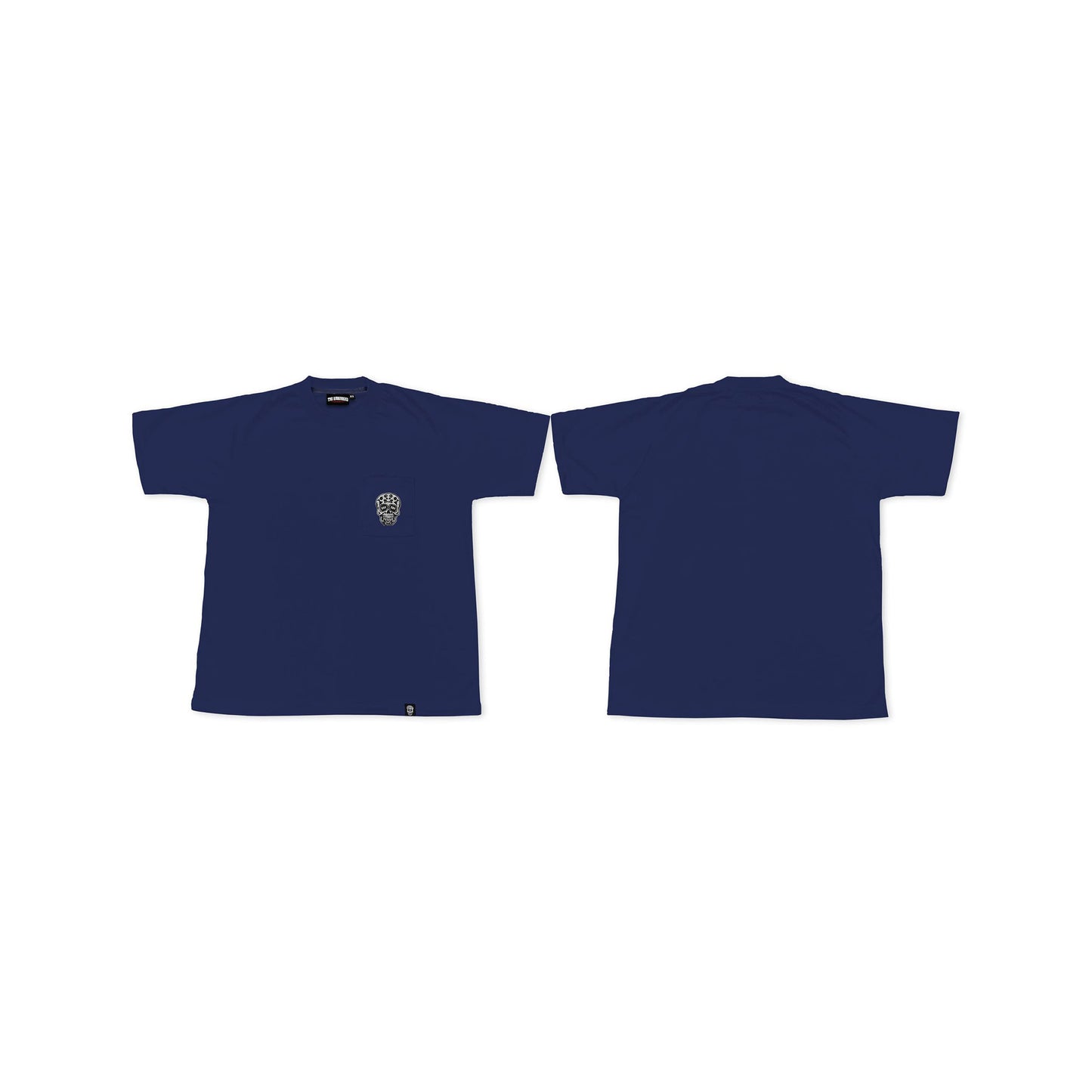 NAVY BLUE SQUARED POCKET TEE