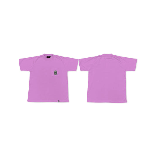 LIGHT PINK SQUARED POCKET TEE
