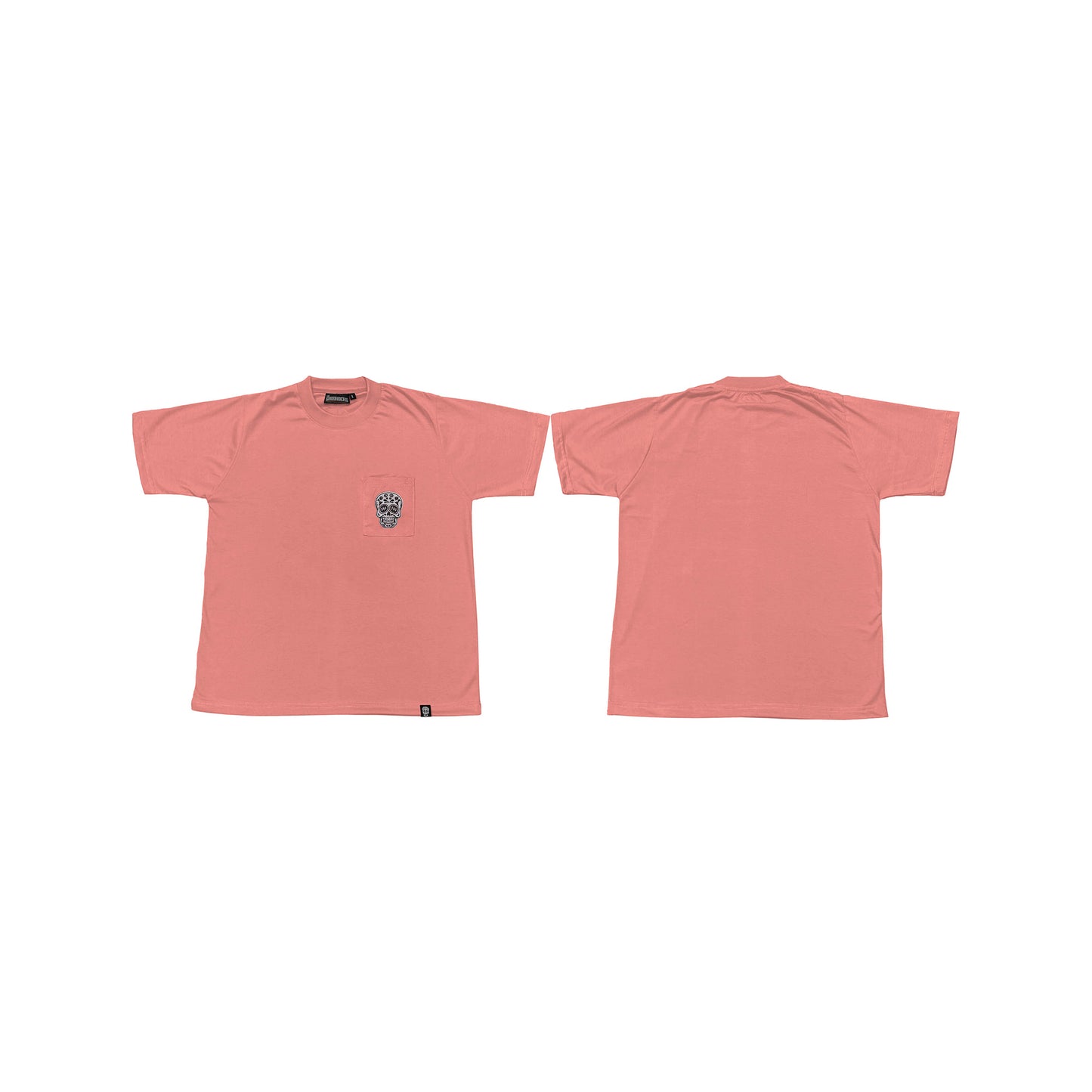 PEACH SQUARED POCKET TEE