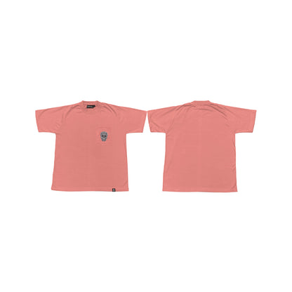 PEACH SQUARED POCKET TEE