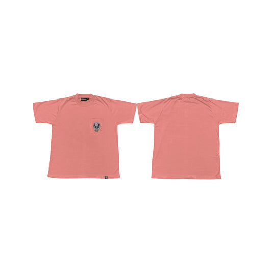 PEACH SQUARED POCKET TEE