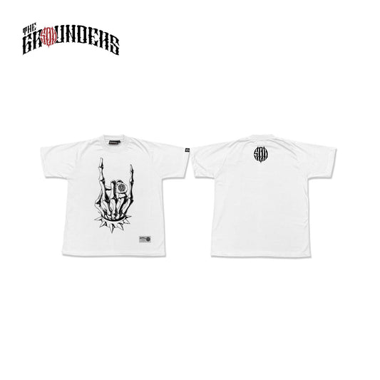 TG RAKENROL MONO BIG LOGO WHITE TEE