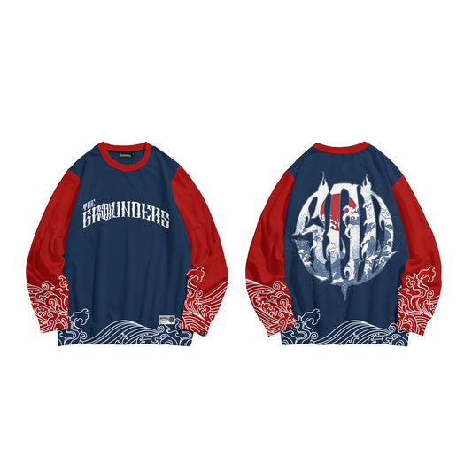 TG ORIENTAL LONGSLEEVE JERSEY (Blue Red)
