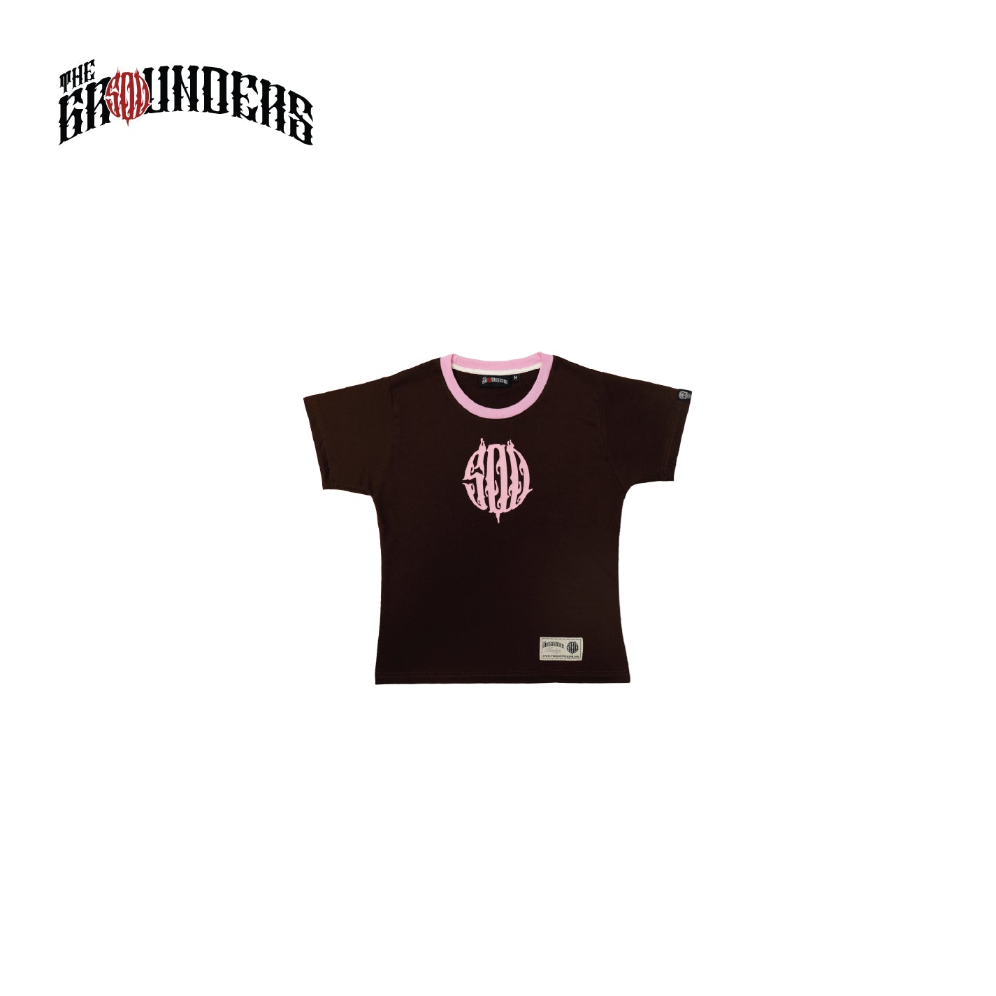 TG FEMME BROWN RINGER TEE