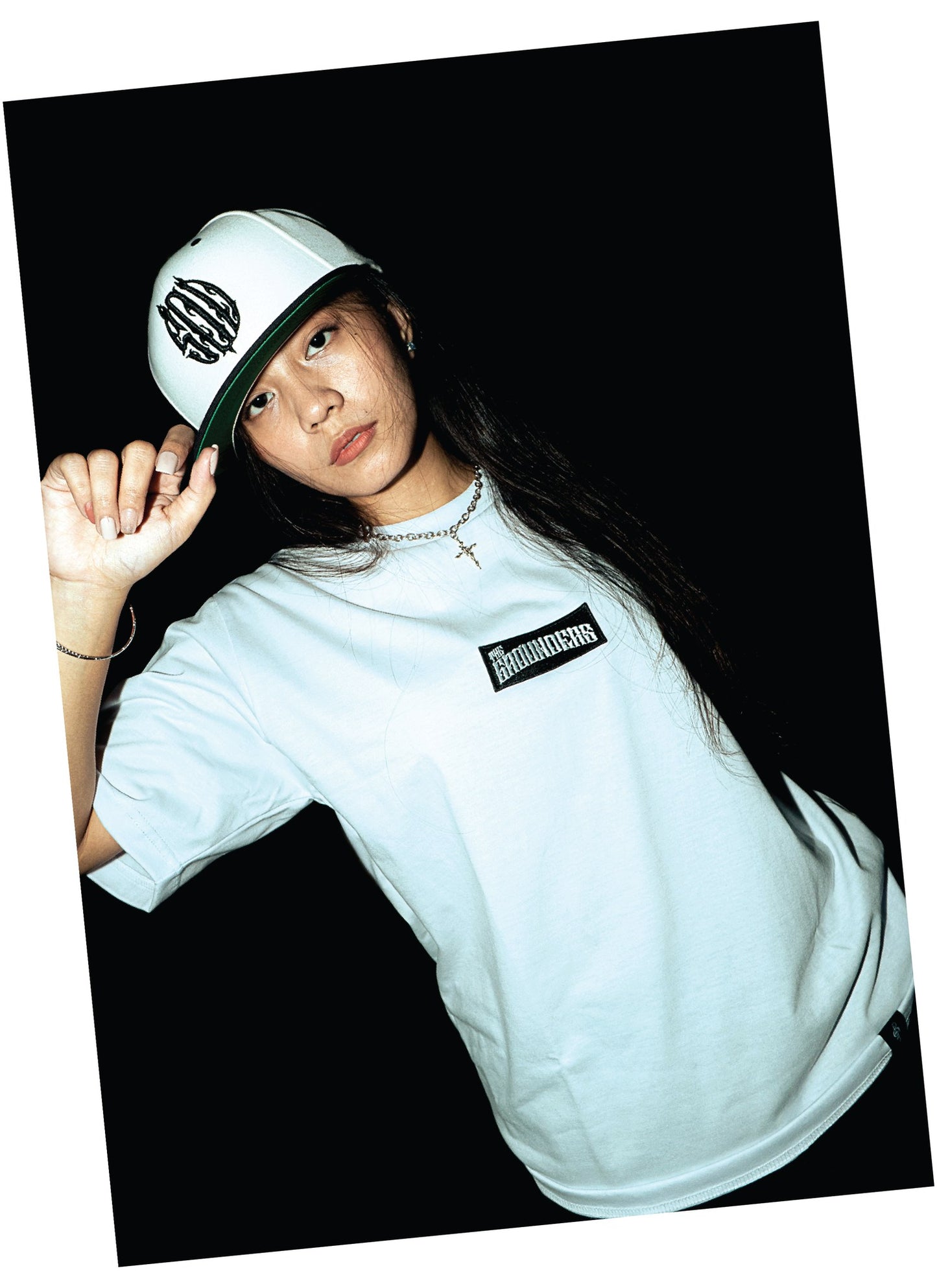 WHITE PATCH TEE