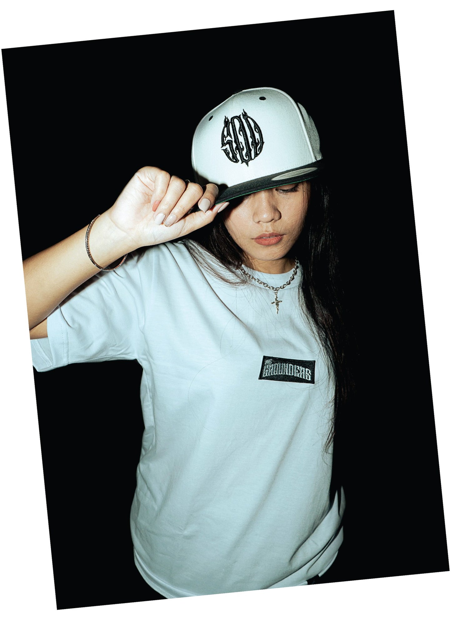 WHITE PATCH TEE