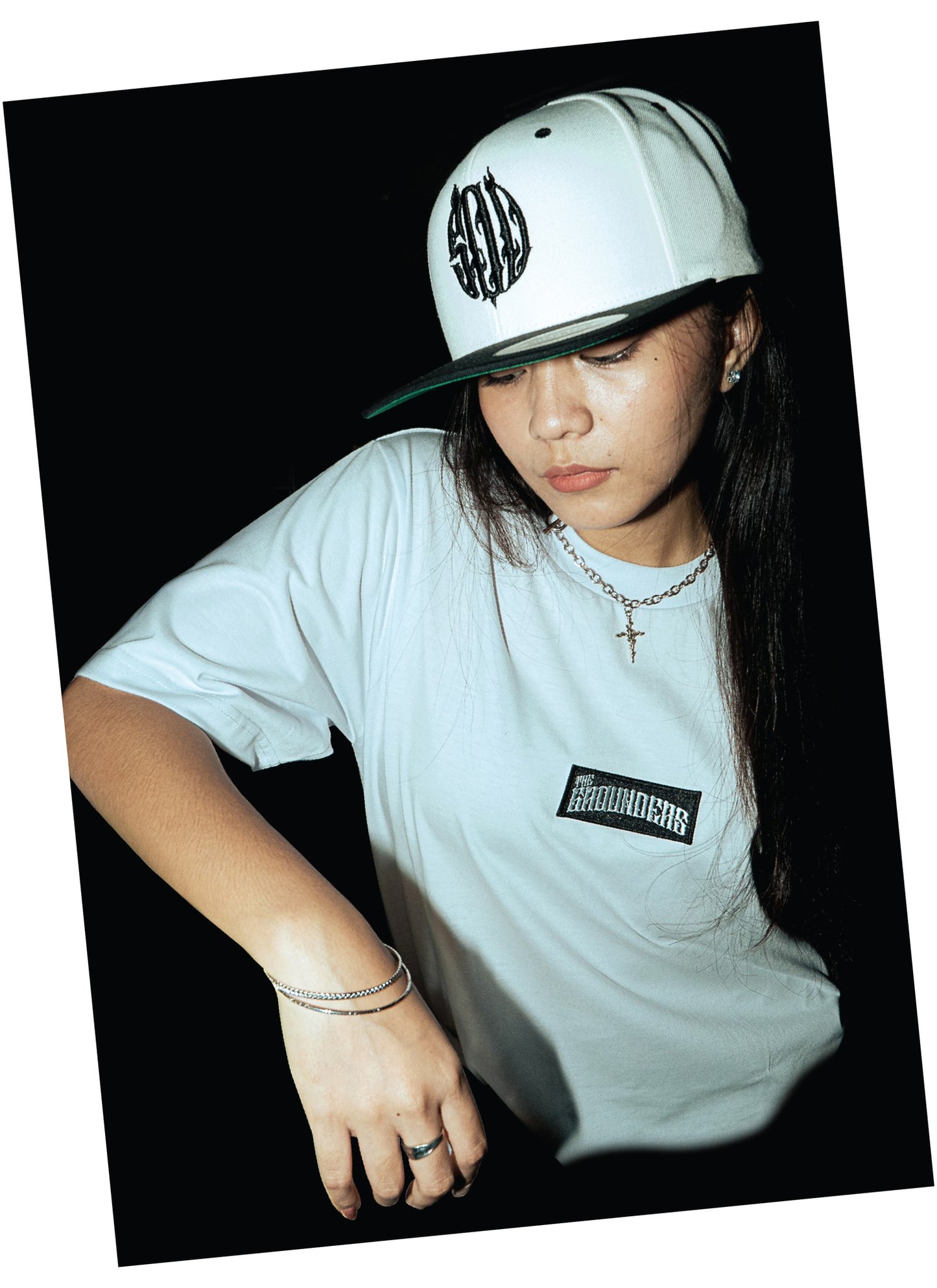 WHITE PATCH TEE
