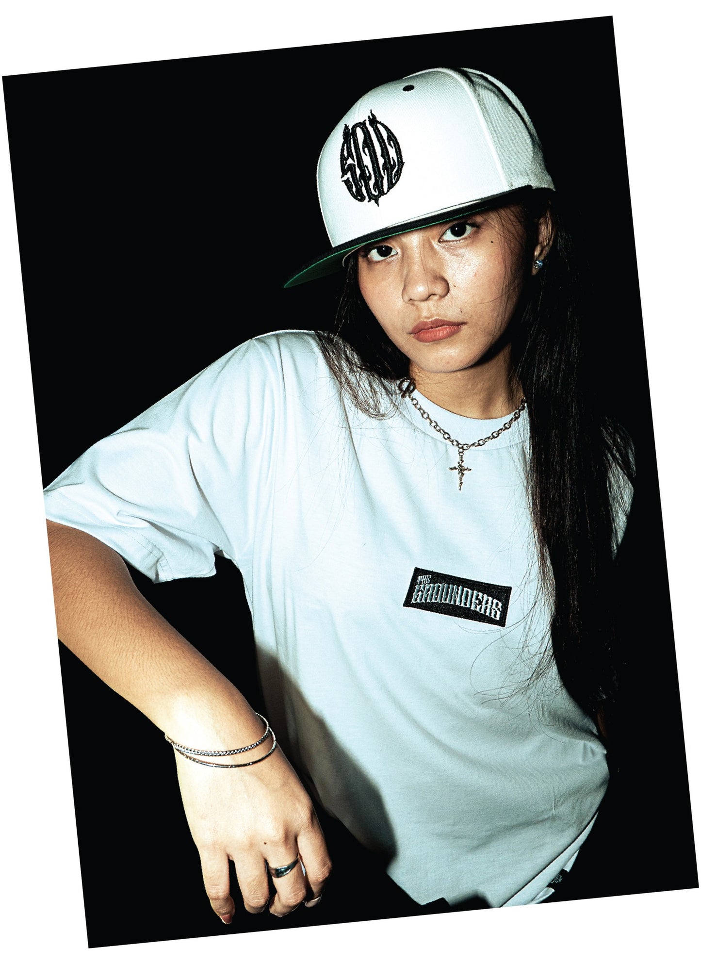 WHITE PATCH TEE