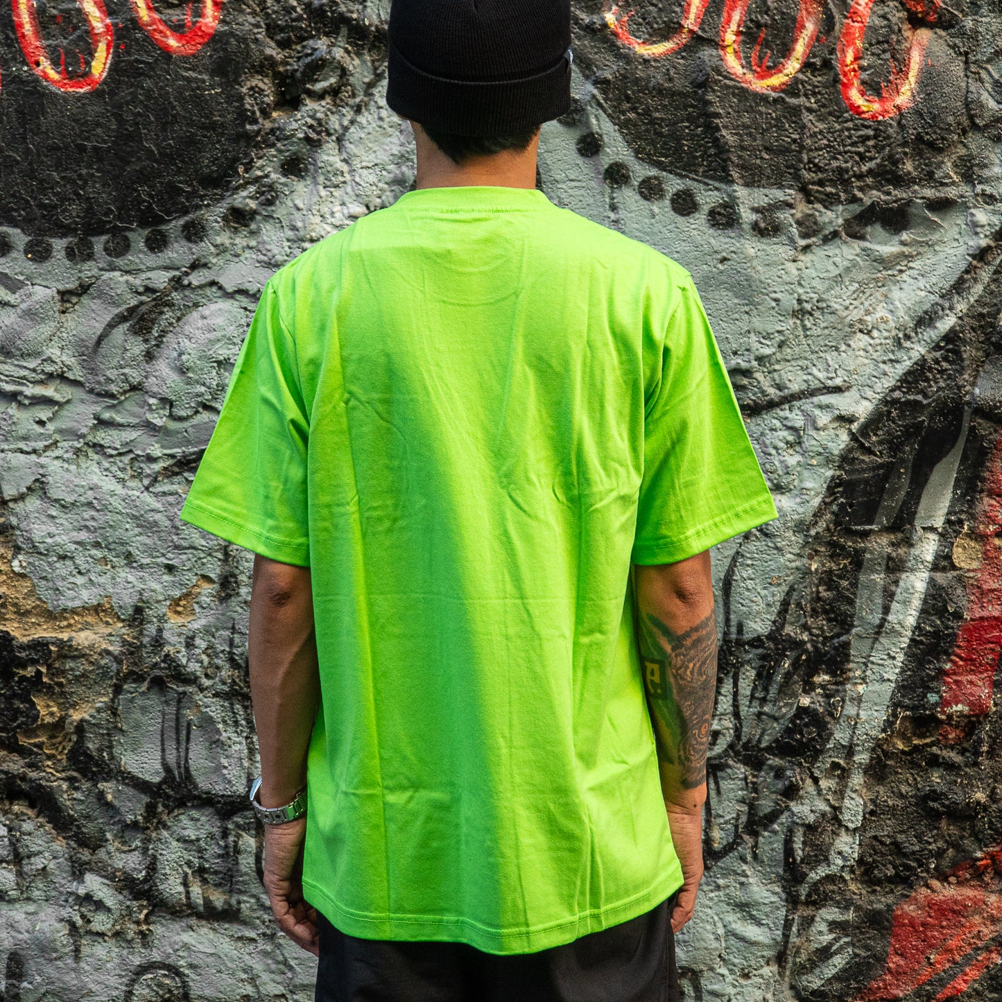 APPLE GREEN SQUARED POCKET TEE