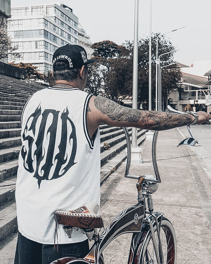 REVERSIBLE SANDO JERSEY (Black White)