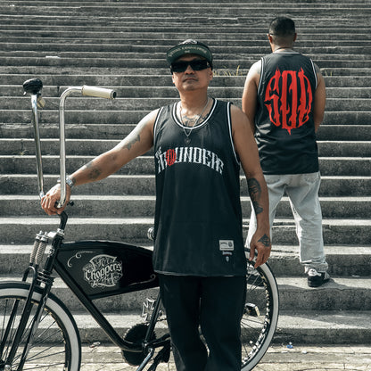 REVERSIBLE SANDO JERSEY (Black White)