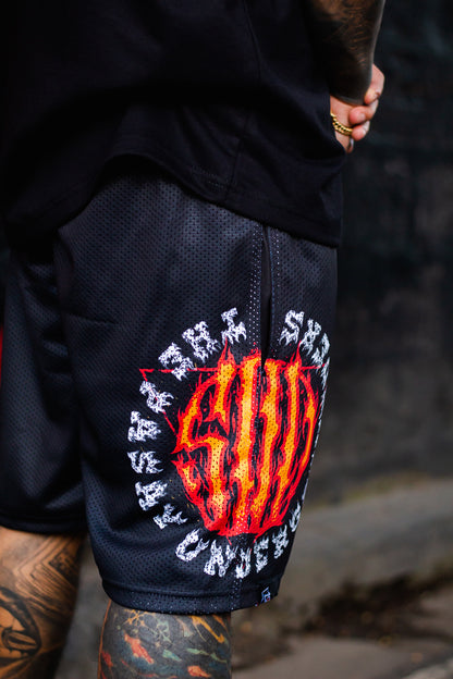 THE GROUNDERS X PASAY UNDERGROUND COLLAB | MESH SHORT